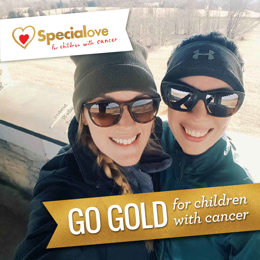 Example Facebook Profile Picture Frame that Special Love is using to make social channels "go gold."